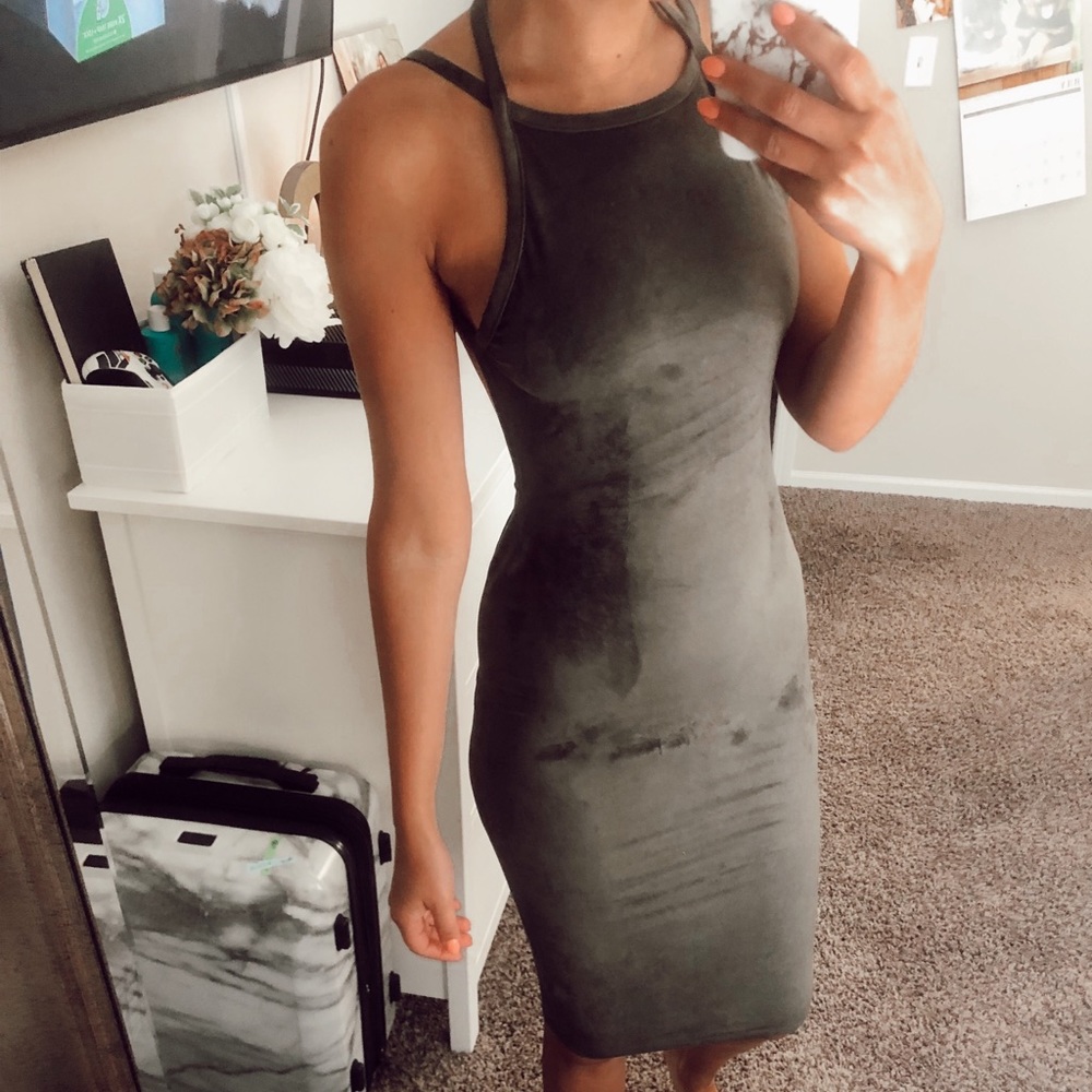 Akira suede dress